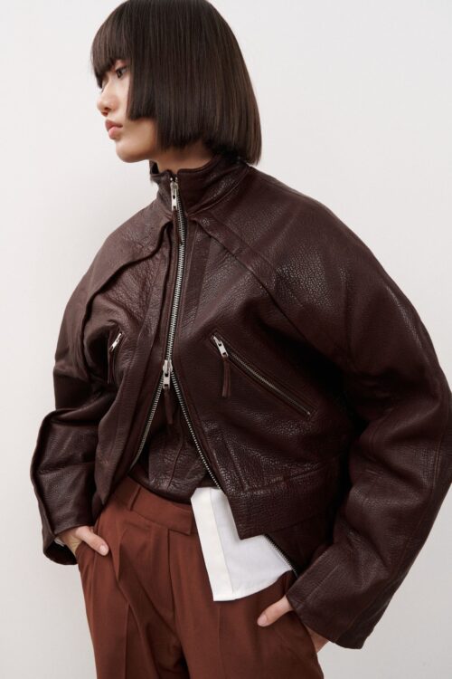 OVERSIZED LEATHER JACKET