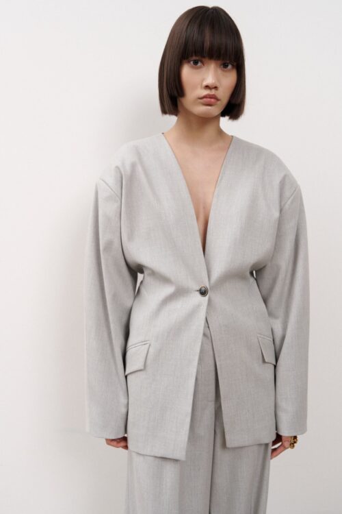 GREY BLAZER