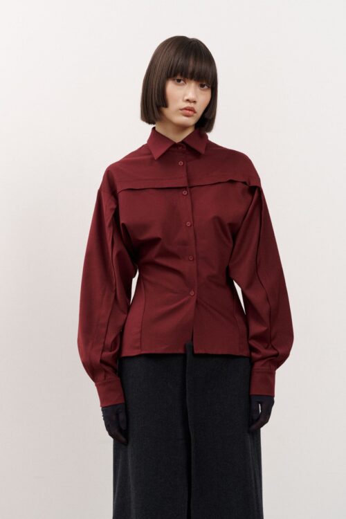 BURGUNDY SHIRT