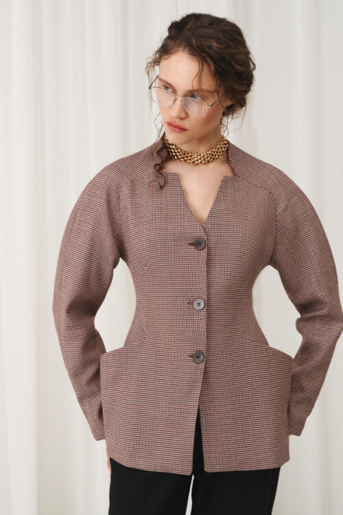 WOOL-BLENDED BLAZER