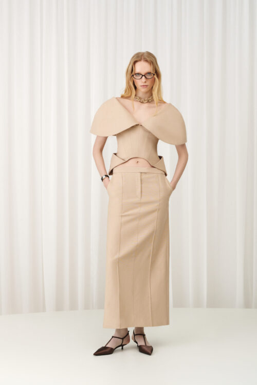 LINEN MAXI SKIRT