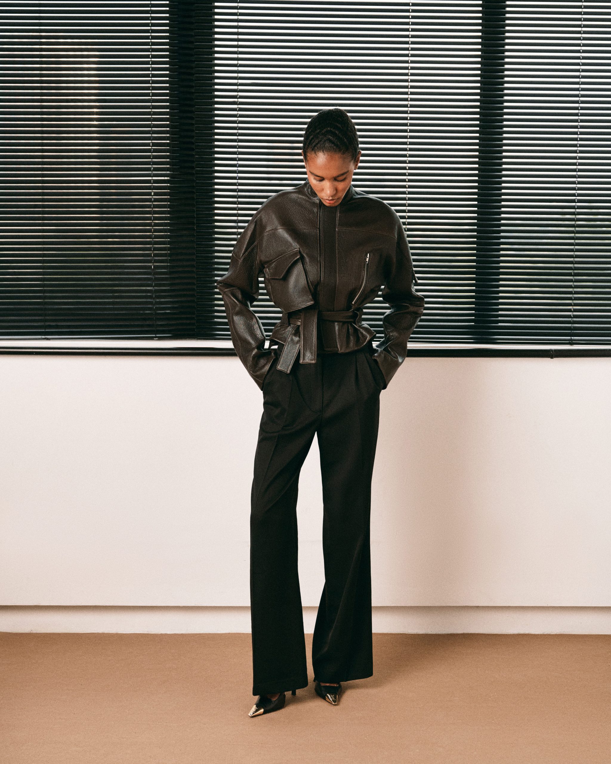 JUMBO LEATHER JACKET - Image 2