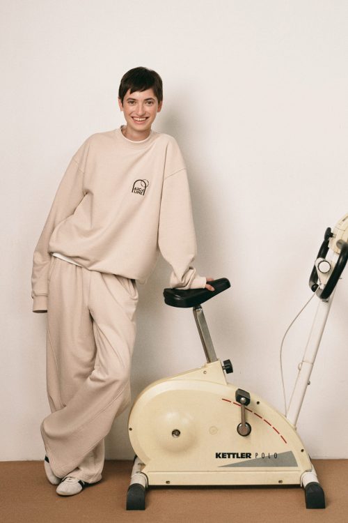 CREAM BEIGE SWEATPANTS